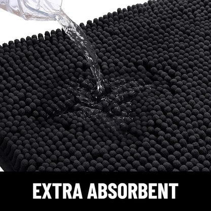 smiry Dog Door Mat for Muddy Paws (24x16 Inches,