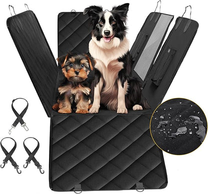 HealSmart Dog Car Seat Cover for Back Seat