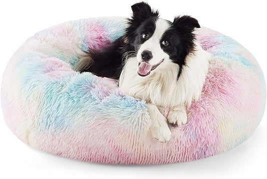 Bedsure Calming Dog Bed for Large Dogs 100 lbs 36 inches