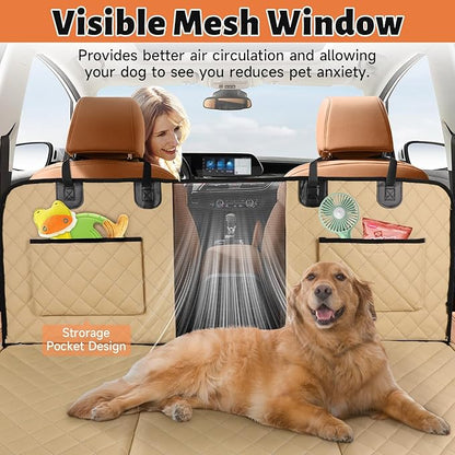 Back Seat Extender for Dogs Window,100% Waterproof