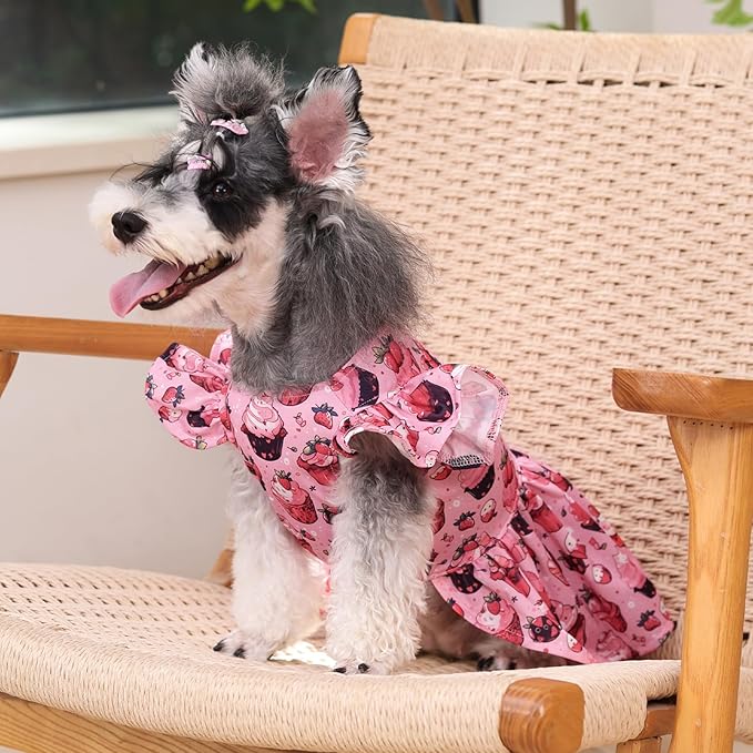 CuteBone Dog Dress Princess Puppy Birthday Dresses FX02S