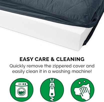 Furhaven Orthopedic Dog Bed for Large Dogs w/ Removable Bolsters & Washable Cover 125 lbs