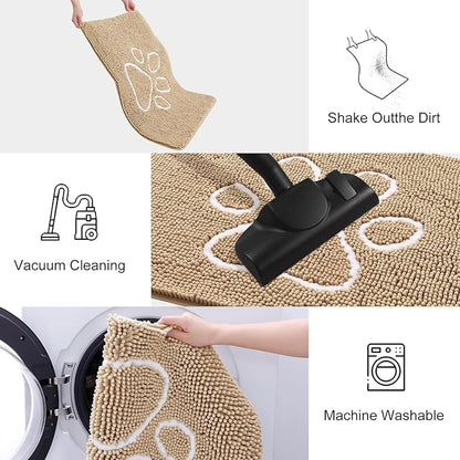 smiry Dog Door Mat for Muddy Paws (59x35 Inches,