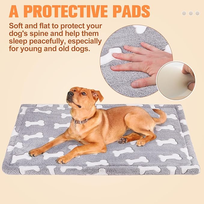 BEAUTYZOO Dog Crate Mat Pad 42" x 28"