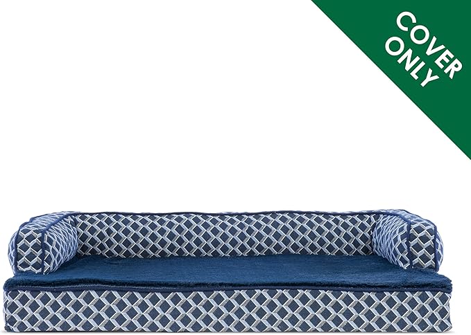 Furhaven Replacement Dog Bed Cover Comfy Couch Plush & Décor Sofa-Style