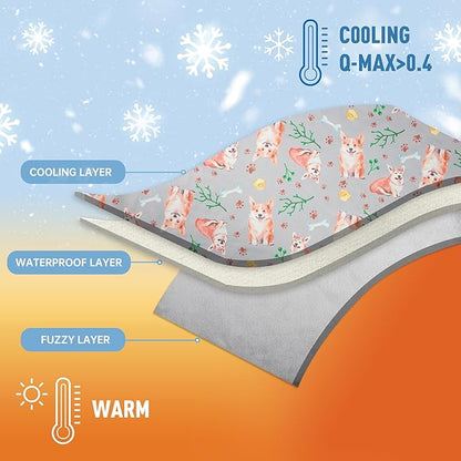 Leekalos Washable Dog Cooling Mat