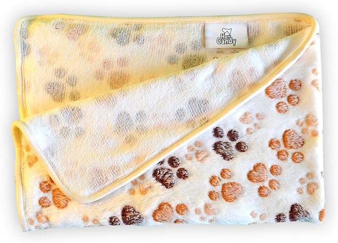 Pet Blankets Calico Beige Collection. Pet Blankets for Cats