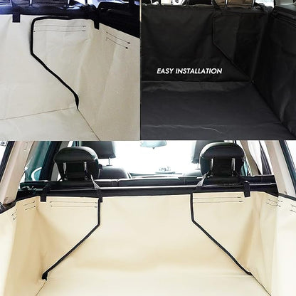 SUV Cargo Liner Dog Seat Covers for SUVs or Trucks 63” X 51” X 17”)