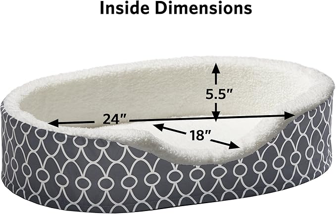 MidWest Homes for Pets Orthoperdic Egg-Crate Nesting Pet Bed w/ Teflon Fabric Protector