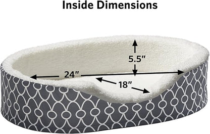 MidWest Homes for Pets Orthoperdic Egg-Crate Nesting Pet Bed w/ Teflon Fabric Protector