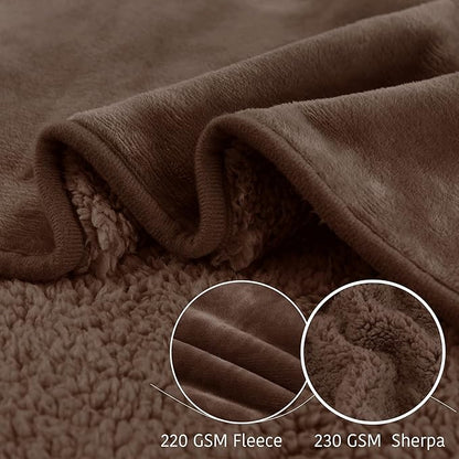 NICETOWN Waterproof Dog Blanket 24" × 32", Brown