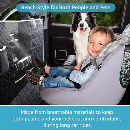 Lassie 4 in 1 Full Coverage Dog Car Floor Hammock 100% Waterproof