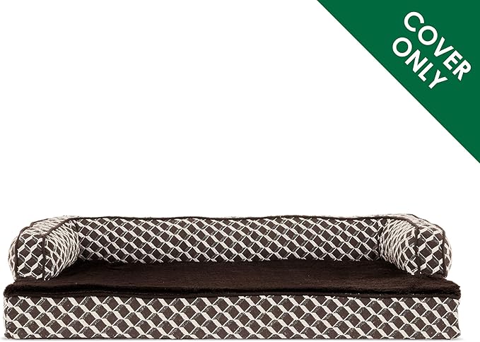 Furhaven Replacement Dog Bed Cover Comfy Couch Plush & Décor Sofa-Style
