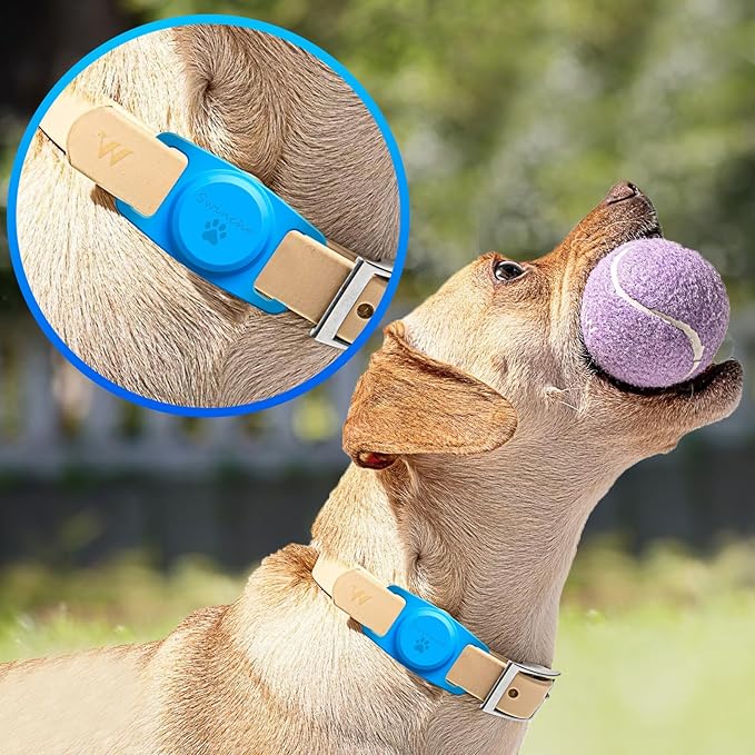 Air Tags-2 Pack Airtag Dog Collar Holder SWINCHO 1-3cm Width