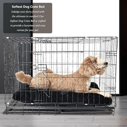 Dog Crate Pad 42x28 for Large Dog Washable 48x30 fit