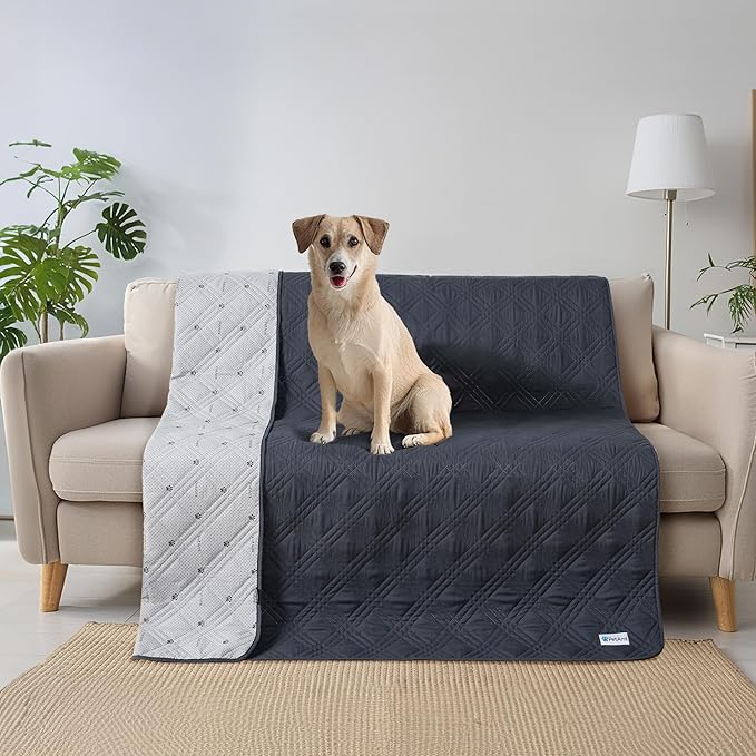 PetAmi Waterproof Couch Cover for Dogs 102x82 Gray