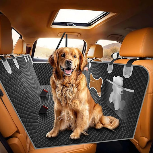 Bobby's Moment Back Seat Extender for Dogs – Durable Hard Bottom Car Seat Cover for Dogs & Pets