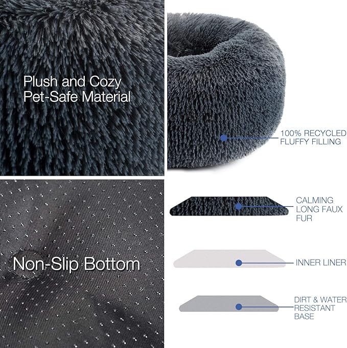 Calming Dog Bed 19.7'