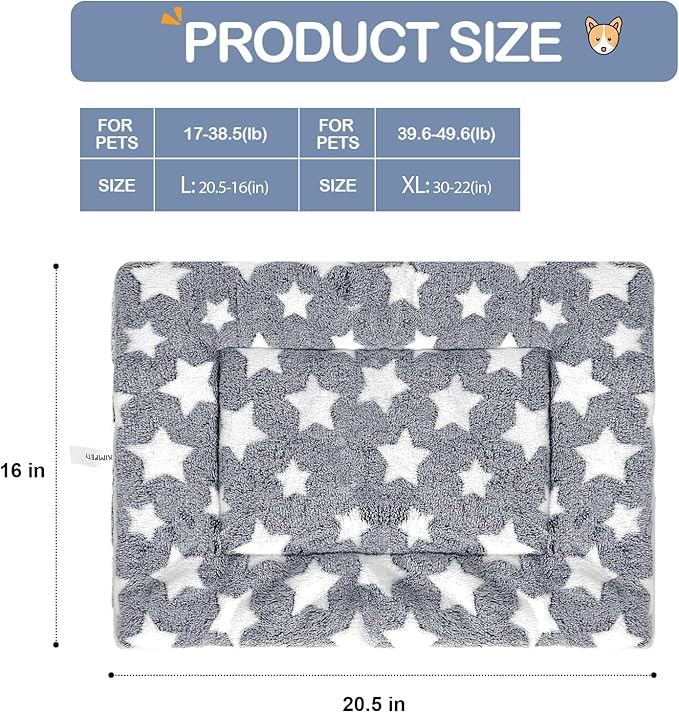 Soft Flannel Thickened Pet Soft Fleece Pad Pet (20.5 * 16in Medium)