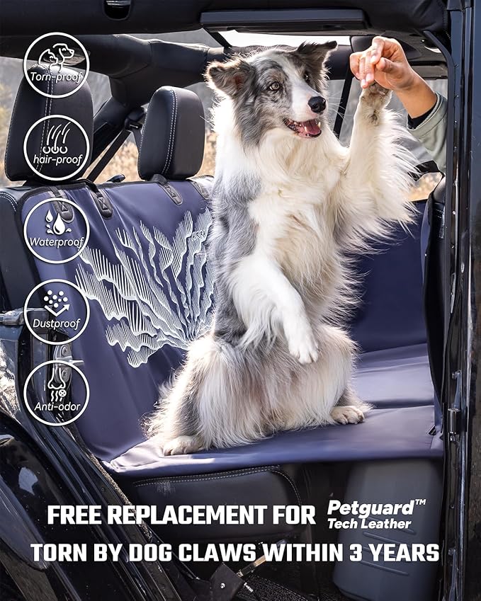Next-Gen Back Seat Extender for Dogs 500lbs Capacity,Hard
