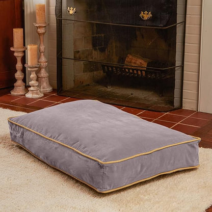 Buster Reversible Rectangle Pillow Style Dog Bed (36 x 24 in.)