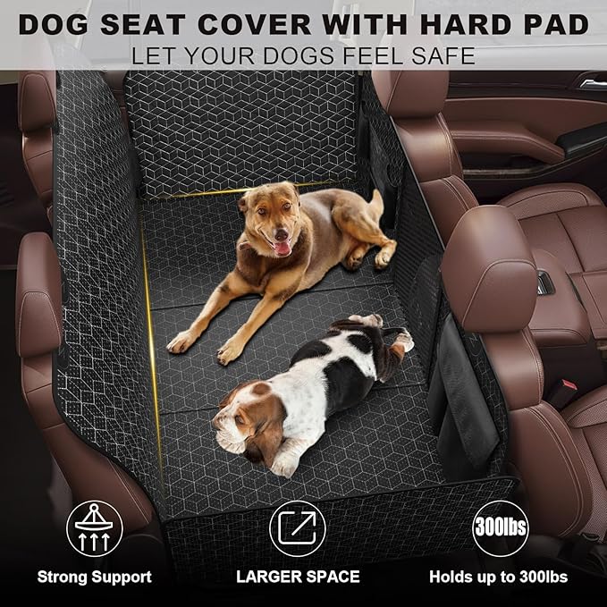 Back Seat Extender for Dogs Dog Seat Cover for Back Seat