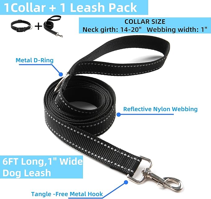 Reflective Dog Collar for Small