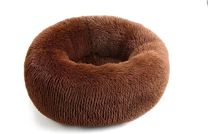 Calming Dog Bed for Cats and Small Dogs 19.7'')