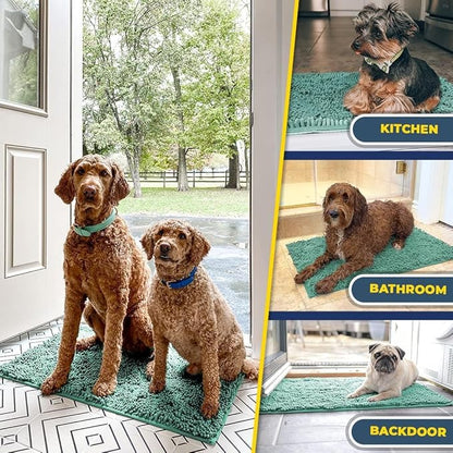 Muddy Mat® AS-SEEN-ON-TV Highly Absorbent Microfiber Door Mat and Pet Rug 35"X24"