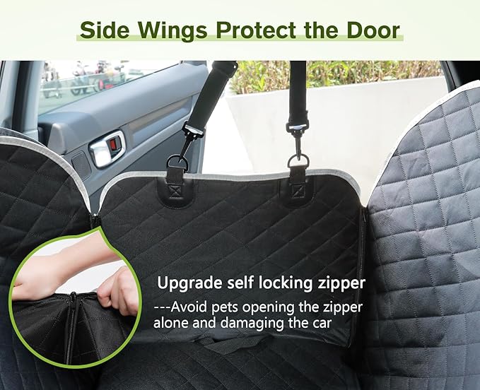 Pecute Dog Car Seat Cover for Back Seat Truck(57x 53in)