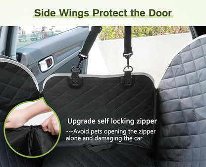 Pecute Dog Car Seat Cover for Back Seat Truck(57x 53in)