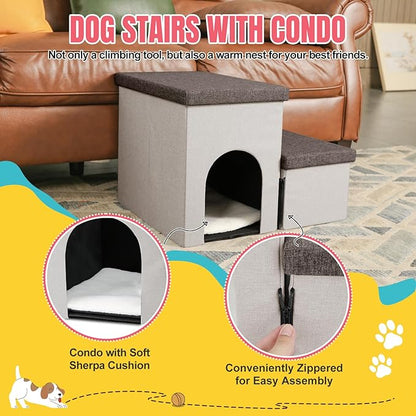 Dog Stairs for High Beds 22 inches(2