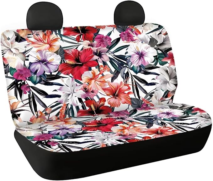 AFPANQZ Tropical Flower Full Wrap Car Seat Covers
