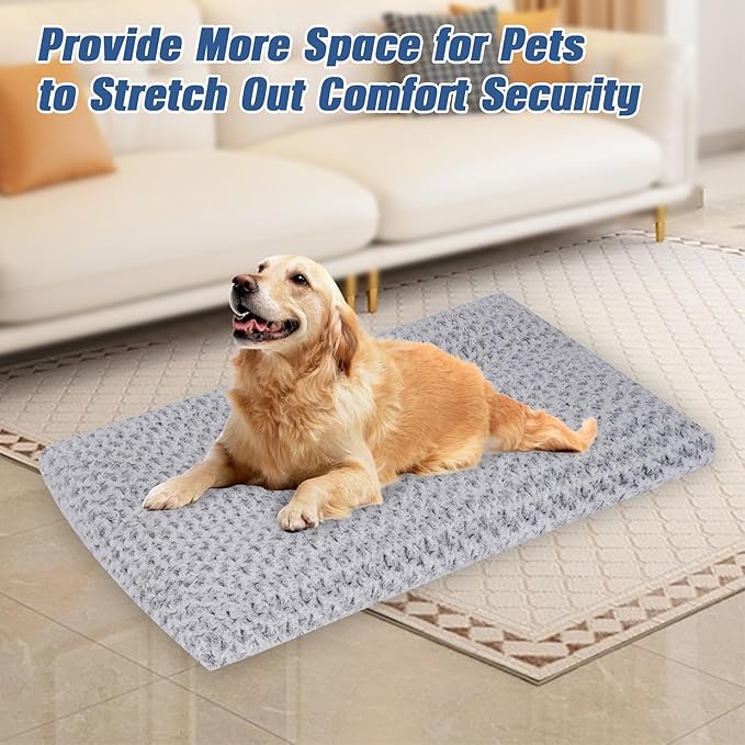 Plush Dog Crate Beds 24" x 18" x 3")