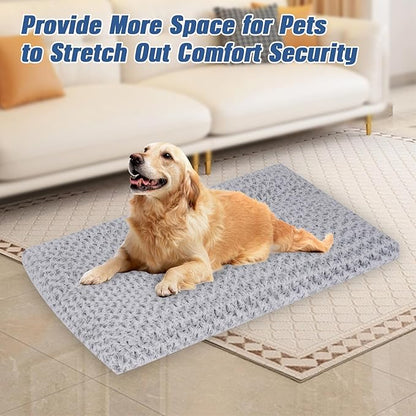 Plush Dog Crate Beds 42" x 28" x 3")