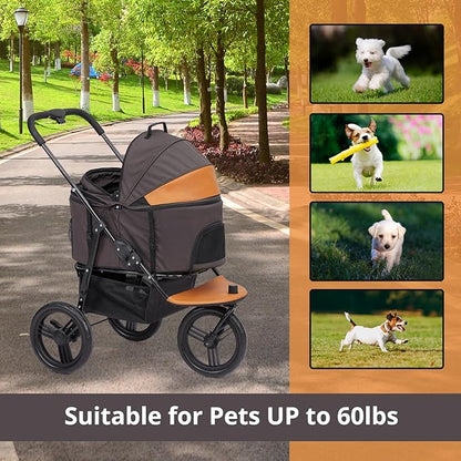 Small Pet Stroller 3 in 1 Multifunction