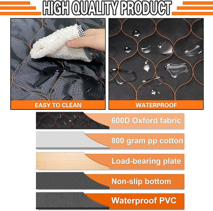 VTSGN Back Seat Extender for Dogs 330lb, Waterproof 600D Heavy