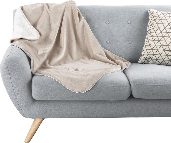 PETMAKER Waterproof Dog Blanket 30x40-Inch Reversible