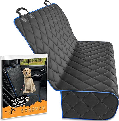 Active Pets Fabric Car Bench Dog Seat Cover for Back Seat