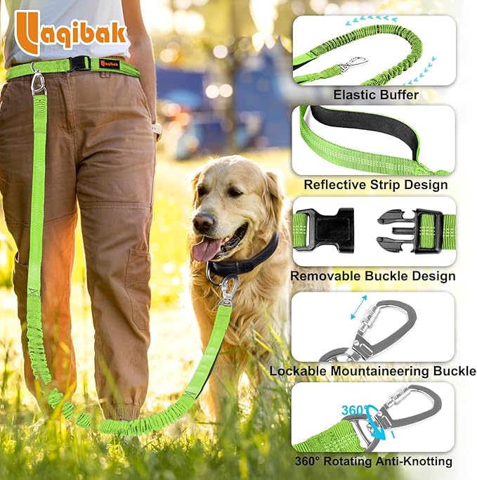 Hands Free Dog Leash 4.2-6.7 Feet 34-61 Inch