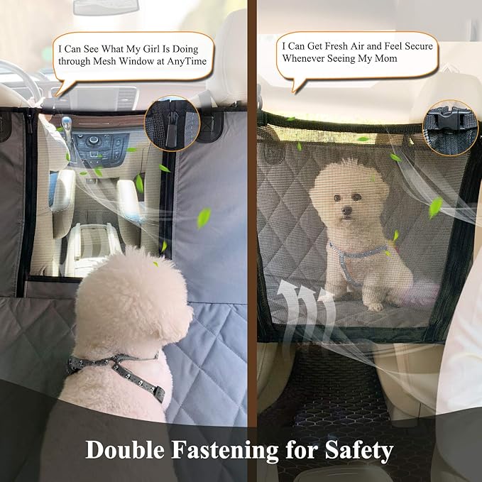 VIVAGLORY Dog Car Seat Covers