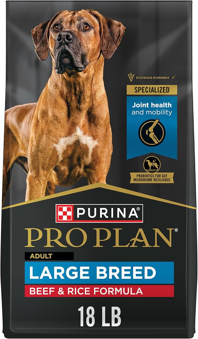Purina Pro Plan Joint Health Large Breed Dog Food with Probiotics for Dogs 18 lb.