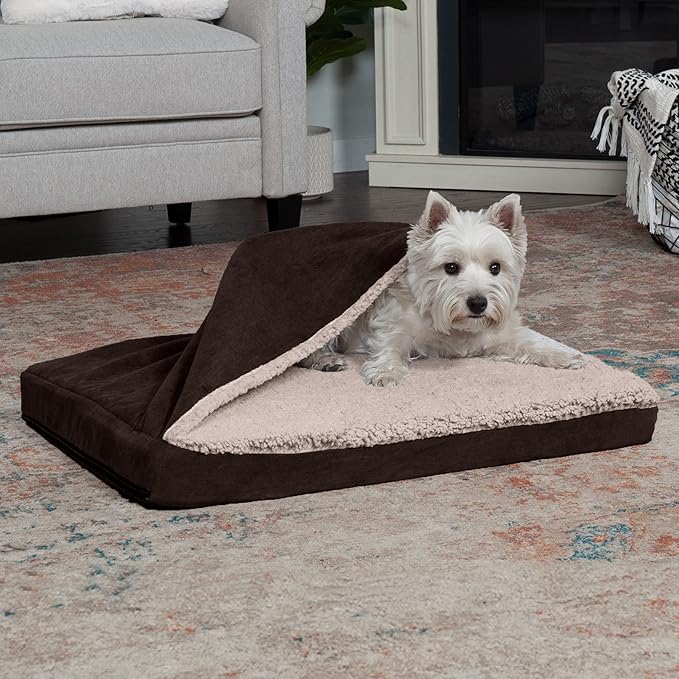Furhaven Orthopedic Dog Bed for Medium/Small Dogs w/ Removable Washable Cover 35 lbs