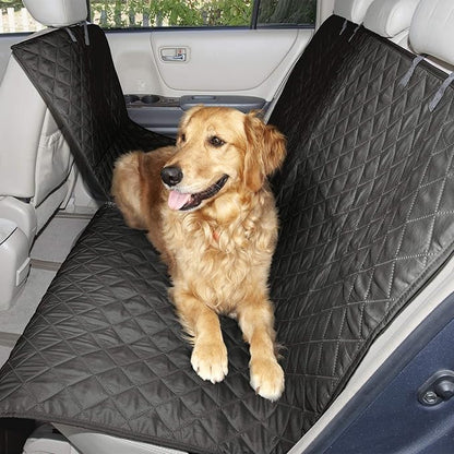 Furhaven Universal Water-Resistant Quilted Hammock-Style Backseat or Cargo Area Protector