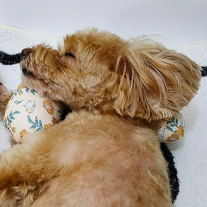 Pet Pillow Floral U-Shaped Pillow for Dogs