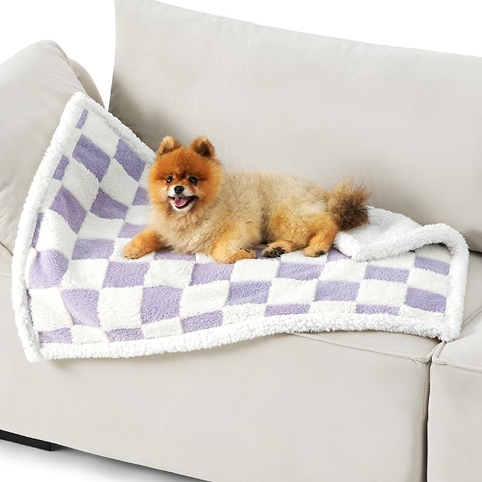 Lesure Waterproof Puppy Blanket for Small Dogs 3D Textured
