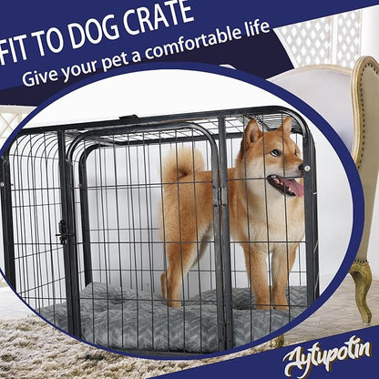 Dog Crate Beds for Large Dogs 42 inch 42x28 Light