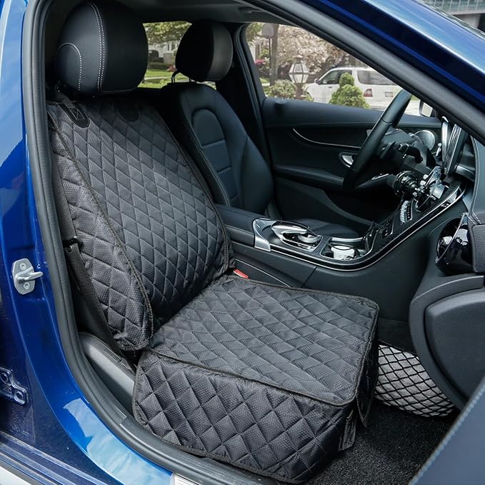 PETICON Waterproof Front Seat Car Cover 2 Pack