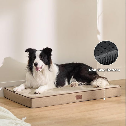 Bedsure Memory Foam Dog Bed for Large Dogs