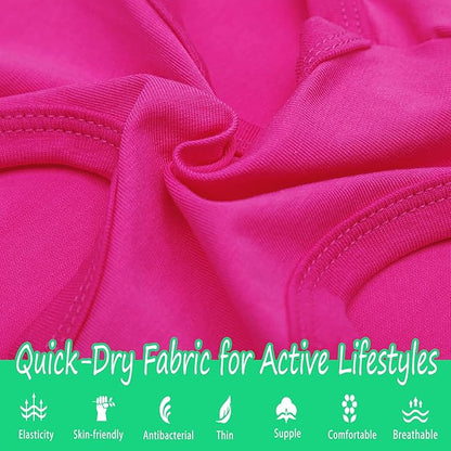 Paiaite Dog Clothes Fashionable Sleeveless Pet Vest: 'Little Miss Sassy' Printed Cotton Dog Shirt, Ideal for Small, Medium, and Large Breeds, Ensuring Comfort and Breathability Rose Red XL